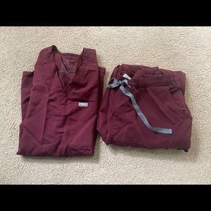 Burgandy FIGS Scrubs